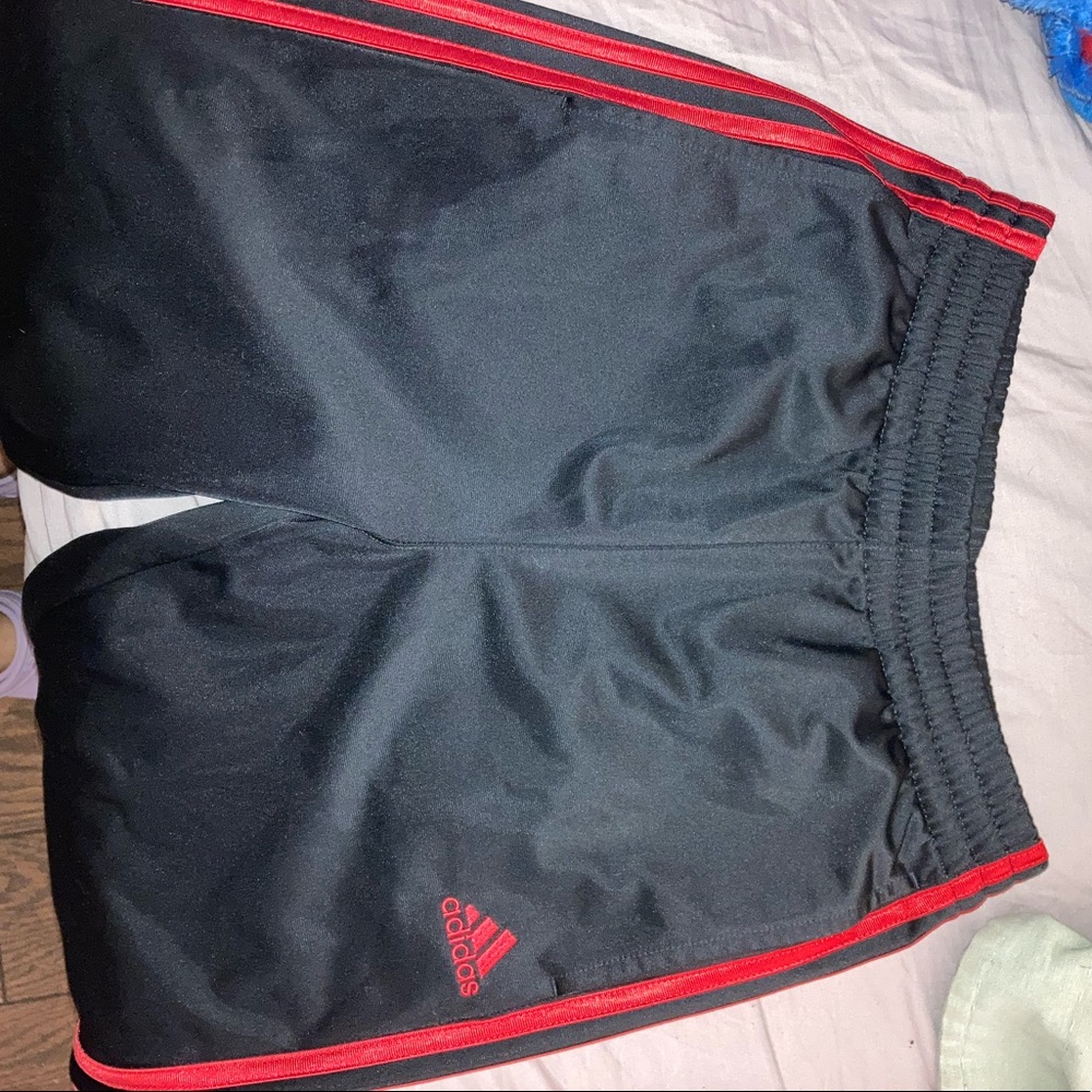 Adidas red stripe sides
